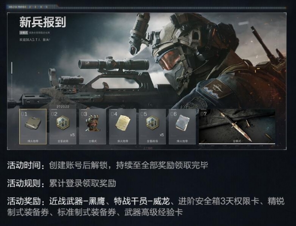 三角洲行动开服活动奖励一览
