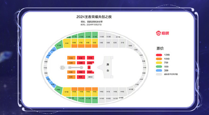 王者荣耀2024共创之夜门票价格